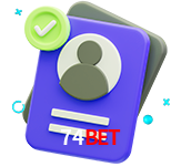 Tornar-se um membro do 74Bet é muito simples